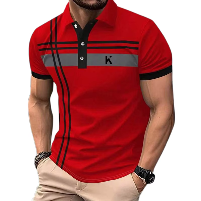 Polo de Rugby à manches courtes pour hommes, chemises à col, décontracté, école, plein air, athloisi