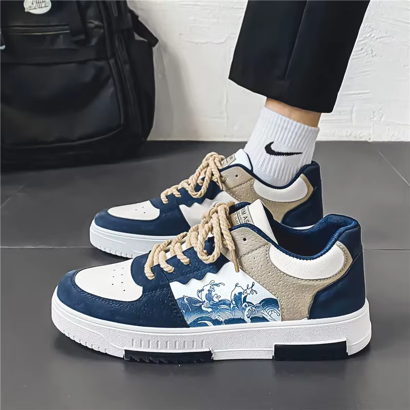 Chaussures bon marché pour hommes chaussures d'été respirant baskets décontractées blanc tendance ho