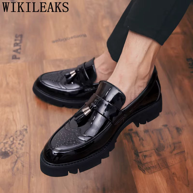 Chaussures brogue hommes élégantes chaussures de fête italiennes pour hommes marque mariage hommes c