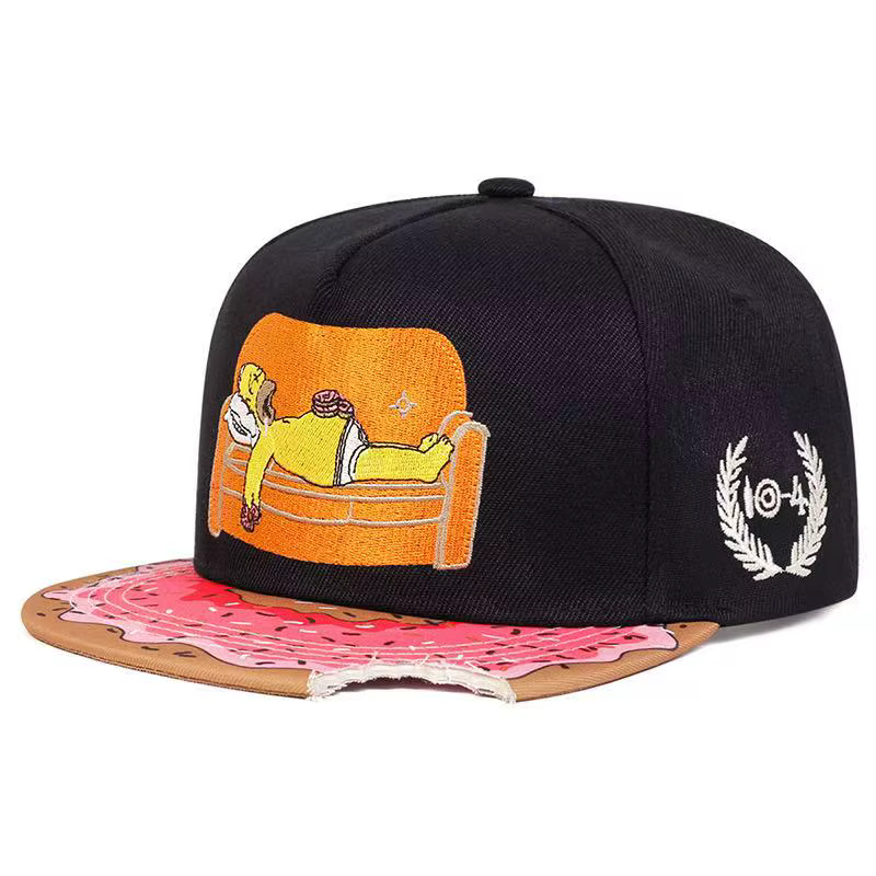 Casquette de baseball et de basketball tendance en promotion – Casquette Hip Hop ajustable à visière