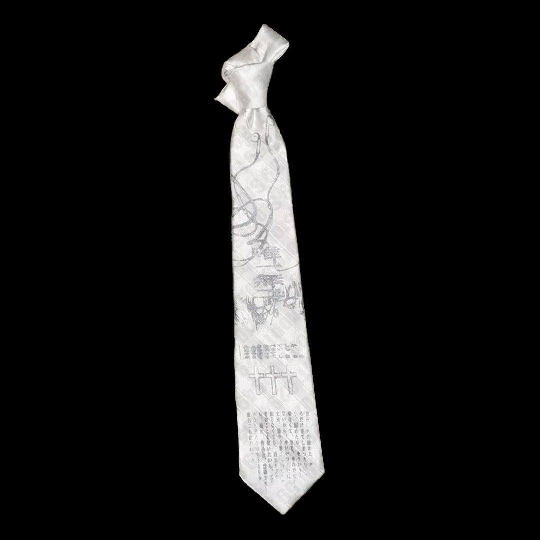 Esthétique années 2000 sous-culture style Harajuku Y2K Style filles Couple gothique paresseux broche JK cravate réglable pré-noué robe accessoires de Cosplay
