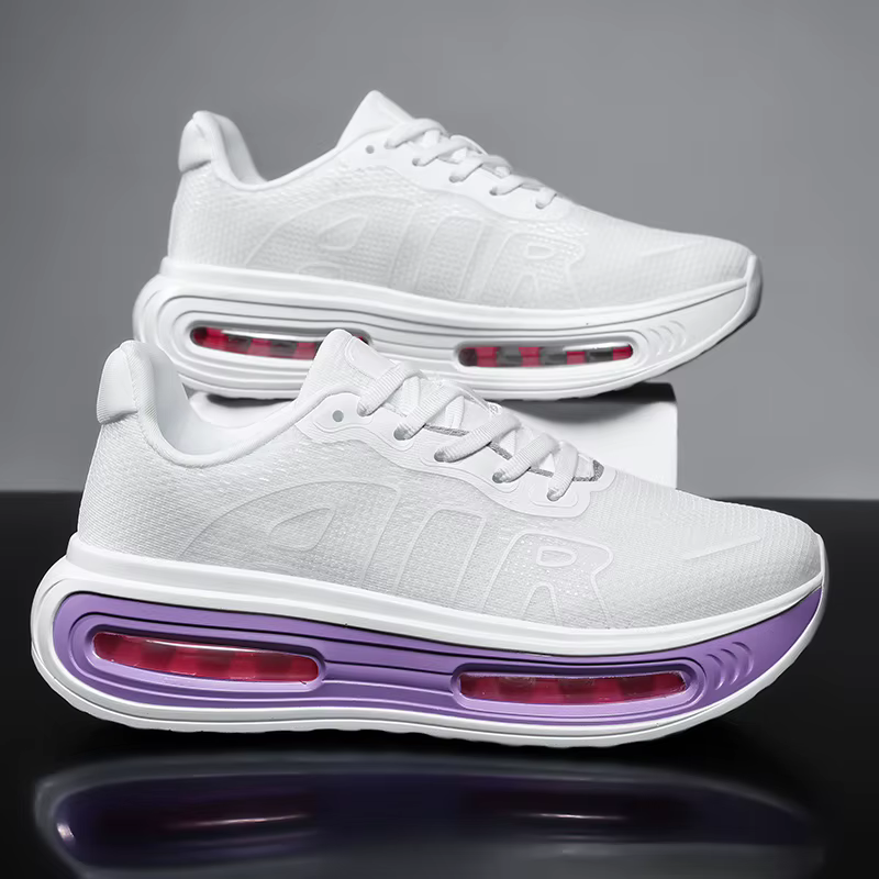 Nouvelles chaussures de course fluorescentes pour hommes et femmes, avec plaque en carbone, lacets, amorti, légères et décontractées
